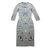 ALEXANDER MCQUEEN OBSESSION KNIT DRESS, Size XS Grey Wool  ref.57524