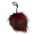 Pinko Bag charms Black Red Fur  ref.57570