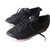 Nike Cortez Sneakers Black Leather  ref.57609