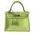 Hermès Kelly 28 Green Leather  ref.57663