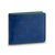 Slender mens wallet Louis Vuitton Blue Leather  ref.57708