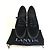 Baskets Lanvin en daim noir - vue 9
