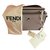 FENDI Dotcom large leather handbag - Grey / Khaki Beige  ref.57772