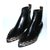 Louis Vuitton Ankle Boots Black Leather  ref.57812