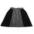 Minifalda de lana Issey Miyake Negro Gris Sintético  ref.57959