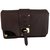 Gianni Versace VERSACE Stardvst shoulder bag - DK10C BORDEAUX Dark brown Leather  ref.58053