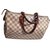 Louis Vuitton Speedy 35 Damier Azur Bege Couro  ref.58100