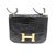 Hermès Cocodrilo negro constance Cueros exoticos  ref.58153