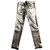 RTA Pants, leggings Black Silvery Leather  ref.58286