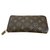 Louis Vuitton Zippy Dark brown Cloth  ref.58375