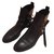 Burberry Ankle Boots Black Leather  ref.58406