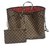 Louis Vuitton neverfull gm Dark brown Leather  ref.58441