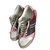 Dolce & Gabbana DOLCE & GABANNA Logo-Sneakers aus Leder GRÖSSE 7.5 / 40-41 Mehrfarben  ref.58444