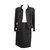 Chanel Skirt suit Black Wool  ref.58469
