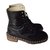 Chanel Boots Cuir Noir  ref.58507