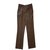 Etro Pants, leggings Brown Wool  ref.58583