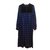 Yves Saint Laurent robe russe Laine Bleu  ref.58588