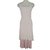 Chanel Robes Polyester Rayon Rose Blanc  ref.58982