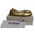 Hogan Ballet flats Golden Leather  ref.58996