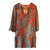 Zara Dresses Orange Silk  ref.59098