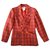 YVES SAINT LAURENT  Jacket Red Orange Purple Wool  ref.59162