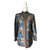 Yves Saint Laurent SAINT LAURENT  Floral Print Quilted Jacket Multiple colors Silk  ref.59165