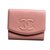 Chanel carteiras Rosa Couro  ref.59221