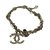 Chanel Double C bracelet Silvery Metal  ref.59280