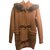 Gucci Coats, Outerwear Caramel Wool Fur Pony hair  ref.59287