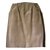 Chanel Skirts Beige Leather  ref.59333