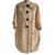 Louis Vuitton Coats, Outerwear Beige Polyester  ref.59336