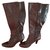 No Brand Two-tones dark brown boots  / size 41 Leather  ref.59374