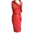 Max Mara Dresses Red Viscose Polyamide  ref.59574