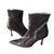 Free Lance Ankle Boots Dark brown Exotic leather Python  ref.59695