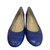 Stella Mc Cartney Sapatilhas de ballet Azul Sintético  ref.59782