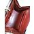 Autre Marque Borsa in pelle di coccodrillo bordeaux Bordò - vista 7