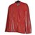 Thierry Mugler Giacche Rosso Pelle  ref.59877