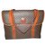 Céline Totes Brown Leather Cloth  ref.59878