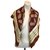 'Les must de Cartier' vintage scarf Brown Silk  ref.60270