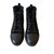 Hermès Zapatillas Jimmy Negro Cuero  ref.60295