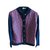 Hermès Strickwaren Blau Seide Wolle  ref.60297