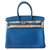 Hermès Birkin 35 Cuir Bleu  ref.60413