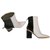 Hermès Ankle boots "Proof" Hermes Preto Couro  ref.60416