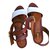 Fendi Sandals Brown Leather  ref.60431