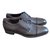 Ermenegildo Zegna Ebony lace up shoes Dark brown Leather  ref.78844