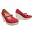 Apc sandali Bianco Rosso Pelle Tela Scamosciato  ref.60520
