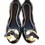 Louis Vuitton Zapatillas de ballet Negro Charol  ref.60537