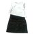 Maje Dresses Black Cream Cotton Polyester Acetate  ref.60575