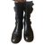 Free Lance Boots Black Leather  ref.60586