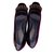 Louis Vuitton Zapatillas de ballet Negro Charol  ref.60644